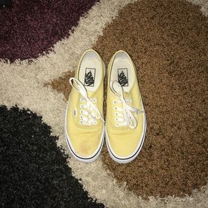 Size 8 Yellow Vans